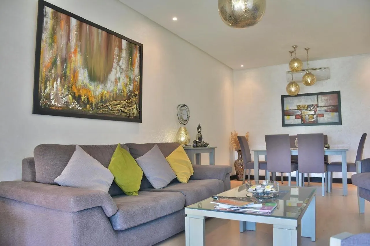 Lägenhet Jade Haven 2 Bed Apt Golf View Marrakesh Marocko