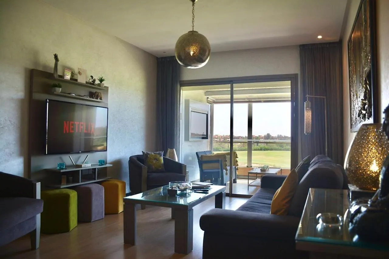 Jade Haven 2 Bed Apt Golf View Marrakesh Marocko