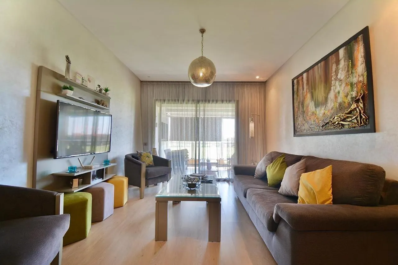 Jade Haven 2 Bed Apt Golf View Marrakesh Lägenhet